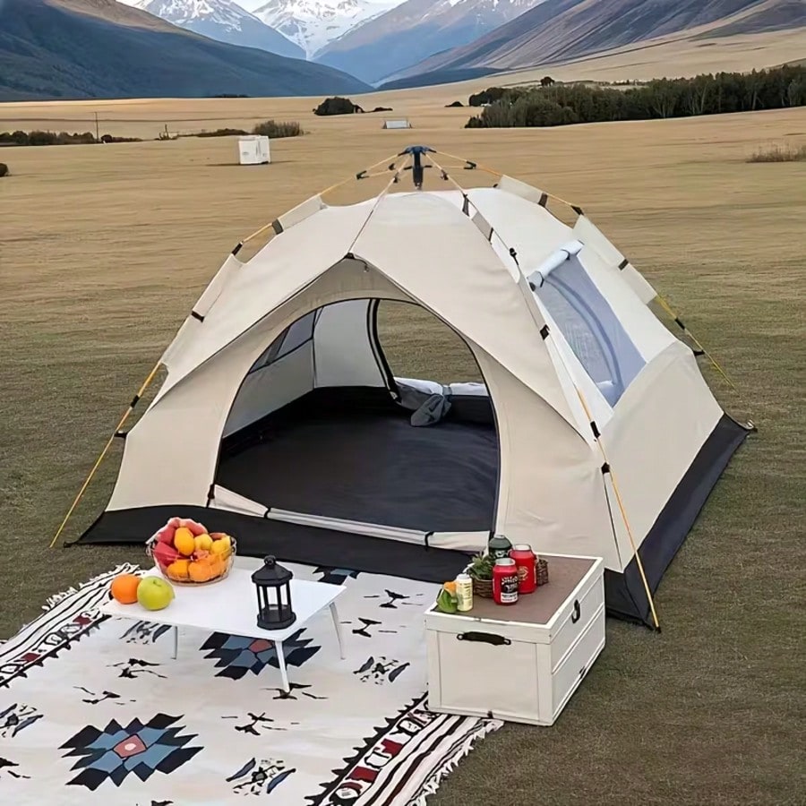Automatic Pop-Up Camping Tent, - Outdoor Adventure Vacations For Families recension och pris