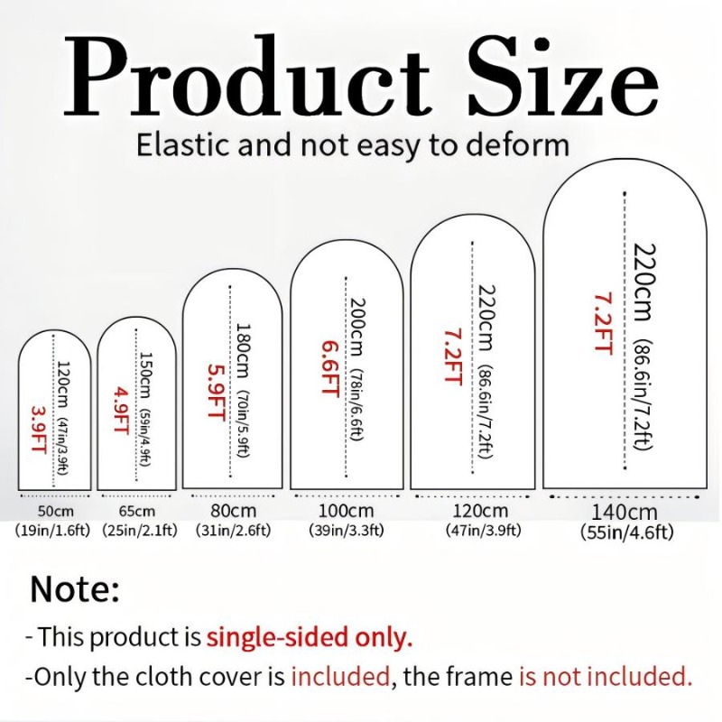 2D Flat Arch Backdrop Cover Si - Outdoor Adventure Friends recension och pris