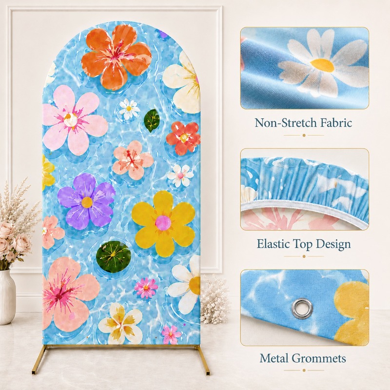 2D Flat Arch Backdrop Cover Si - Outdoor Adventure Friends recension och pris